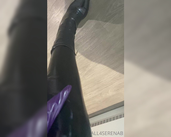 Daddy Serena aka all4serenab Femdom - 08-12-2021 OnlyFans Video - The sound My Pvc boots, gloves and leggings make drives you wild