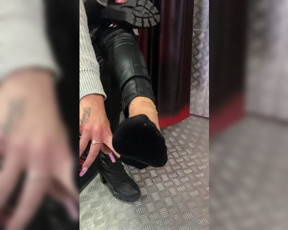 Daddy Serena aka all4serenab Femdom - 10-06-2021 OnlyFans Video - You crave the taste of My sweaty feet and boot soles