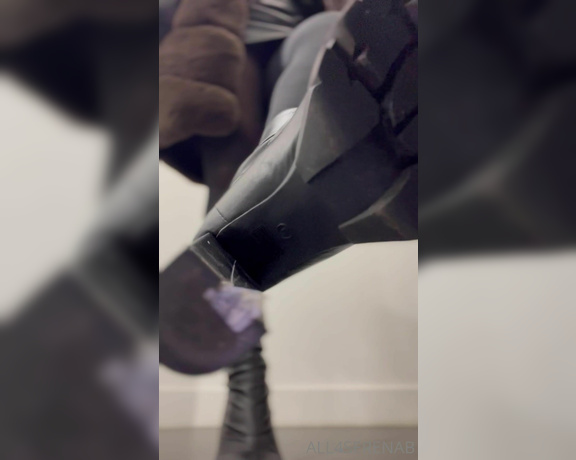 Daddy Serena aka all4serenab Femdom - 01-27-2023 OnlyFans Video - Your view as my boot licking slave