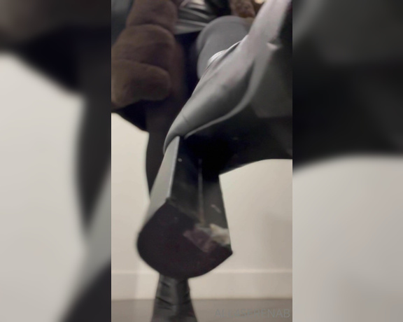 Daddy Serena aka all4serenab Femdom - 01-27-2023 OnlyFans Video - Your view as my boot licking slave