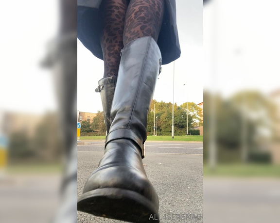 Daddy Serena aka all4serenab Femdom - 10-11-2021 OnlyFans Video - Licking my boots to keep them shining and swallowing my fresh hot cigarette ashes is all