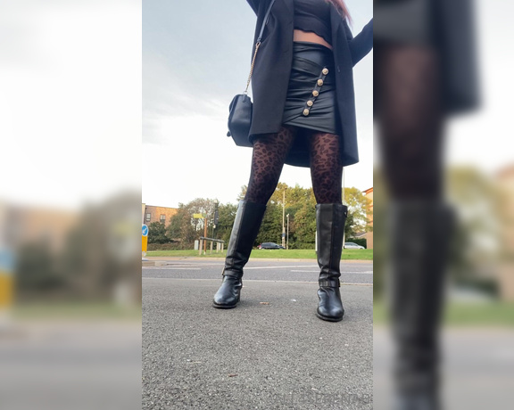 Daddy Serena aka all4serenab Femdom - 10-11-2021 OnlyFans Video - Licking my boots to keep them shining and swallowing my fresh hot cigarette ashes is all