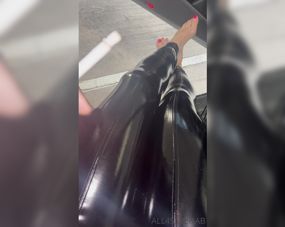 Daddy Serena aka all4serenab Femdom - 12-31-2021 OnlyFans Video - My squeaky shiny leggings make you so weak your clit leaks   goon, stroke and