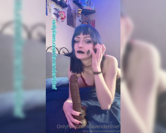 Lavenderthief aka lavenderthief Findom - 09-16-2024 OnlyFans Video - i love bouncing on my favorite toy and making it cream inside of me  dm