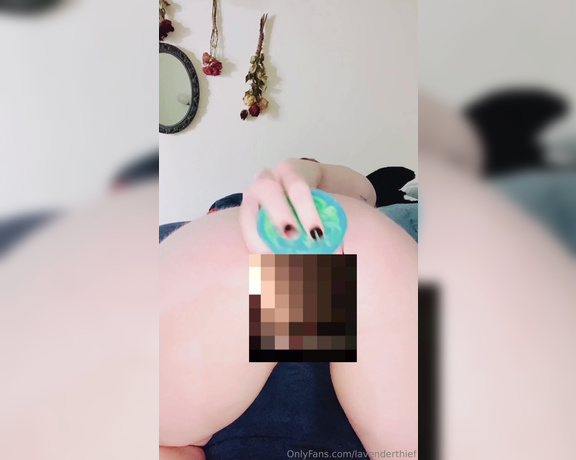 Lavenderthief aka lavenderthief Findom - 09-17-2024 OnlyFans Video - watch me ride my bbc dildo while warming up my asshole to take another toy at