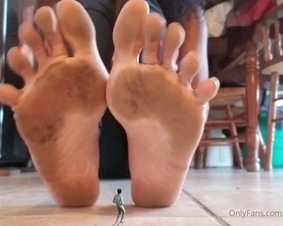 Chocolate Foot Goddess aka cfootgoddessx Foot Fetish - 05-16-2020 OnlyFans Video - MotherInLaw Fanasty Giantess SFX