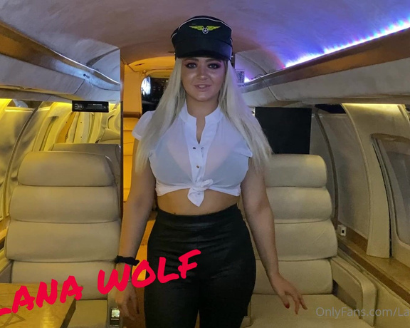 Lana Wolf aka lanawolf Findom - 11-16-2021 OnlyFans Video - Are you ready to join the Mile High Club SHOT ON A REAL PLANE  Includes