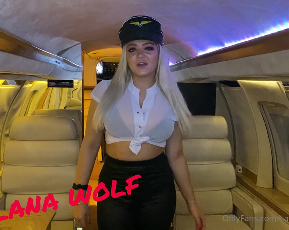 Lana Wolf aka lanawolf Findom - 11-16-2021 OnlyFans Video - Are you ready to join the Mile High Club SHOT ON A REAL PLANE  Includes