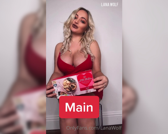 Lana Wolf aka lanawolf Findom - 02-13-2021 OnlyFans Video - Dine in for Valentines Day