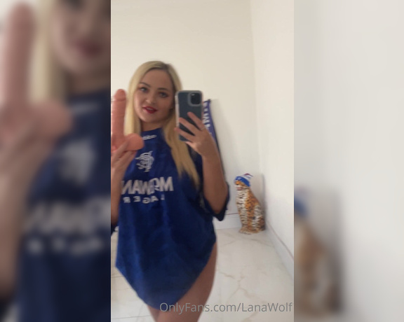 Lana Wolf aka lanawolf Findom - 03-02-2022 OnlyFans Video - Do you recognise this home shirt Teddy Bears