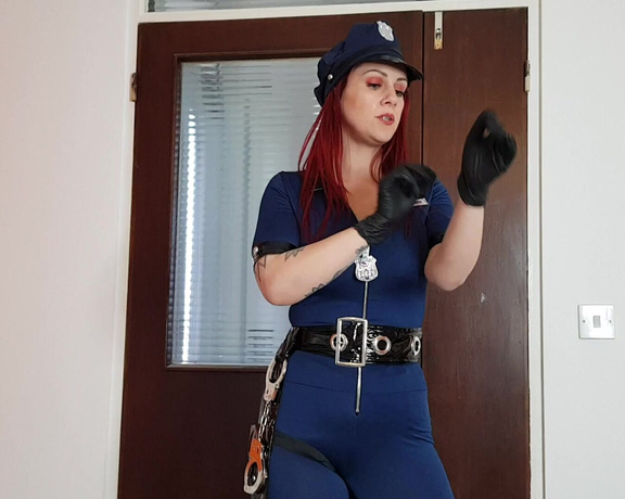 Ruby Onyx aka Ruby_onyx OnlyFans - Hold still inmate Officer Onyx needs to extract a sample