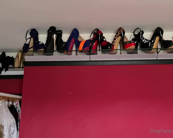 Ruby Onyx aka Ruby_onyx OnlyFans - Check out my sexy new shoe shelf!!!