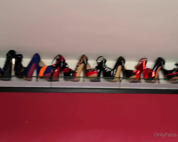 Ruby Onyx aka Ruby_onyx OnlyFans - Check out my sexy new shoe shelf!!!