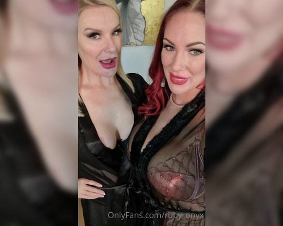 Ruby Onyx aka Ruby_onyx OnlyFans - Im about to have some serious fun with the gorgeous @ladyphoenix ldn