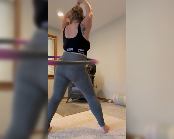 Celia Dragon aka ceelcee Fisting & Dildo - 08-23-2024 OnlyFans Video - Hula hooping and showing off my bountiful bouncy breasts I had already been hooping for like