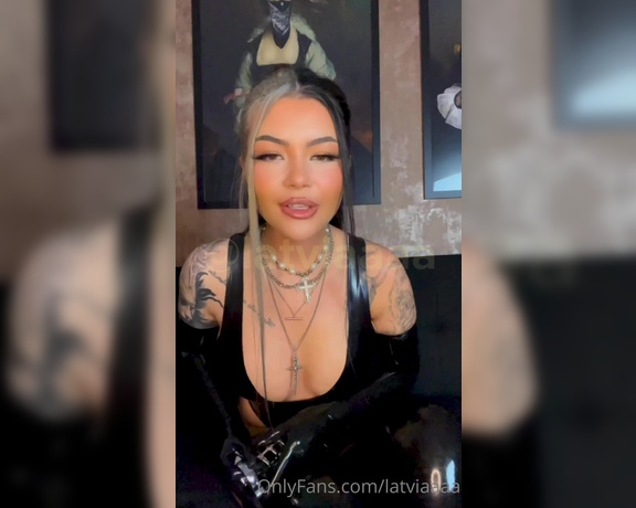 Diana Harlamova aka latviaaaa Findom - 05-07-2024 OnlyFans Video - if your reading this put you cage on for rest of the day