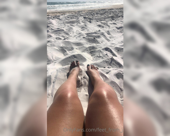 Feet From J aka feet_from_j Foot Fetish - 06-23-2020 OnlyFans Video - What would you do if you saw my sandy feet at the beach Forgot to post