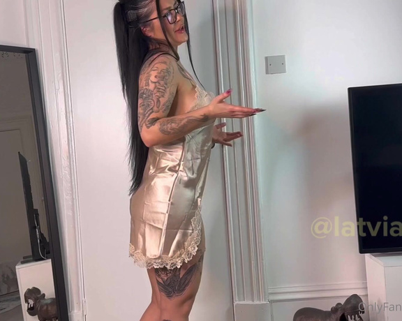 Diana Harlamova aka latviaaaa Findom - 02-18-2024 OnlyFans Video - from my silk nighty try on haul