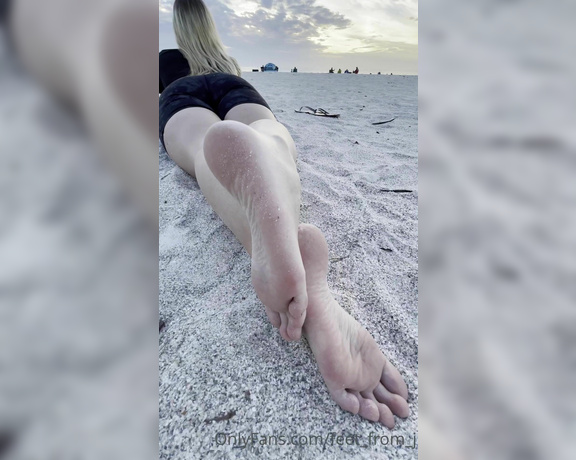 Feet From J aka feet_from_j Foot Fetish - 02-19-2021 OnlyFans Video - Hows the view Ive got lots of beach content going up in the next few days