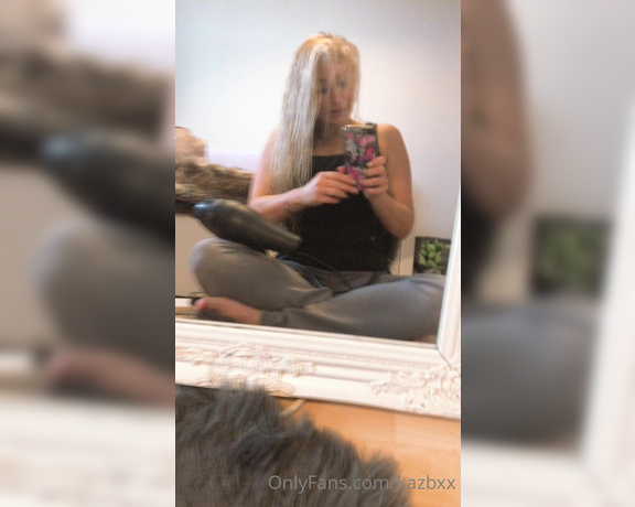 Kaz B aka kazbxx Femdom - 04-29-2020 OnlyFans Video - My morning challenge of trying to keep two things steady at once did not go as