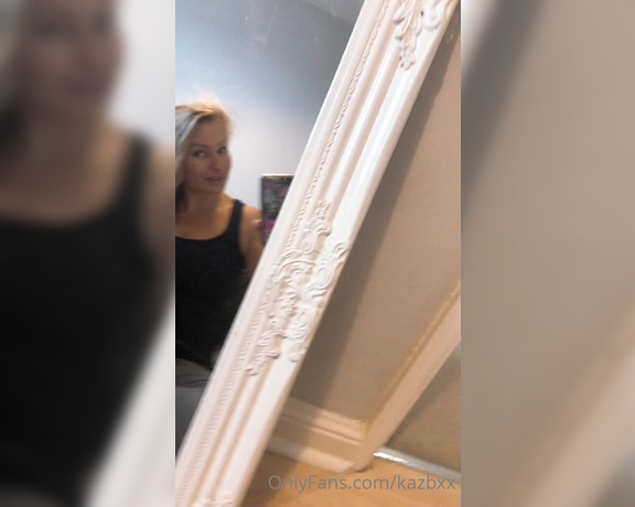 Kaz B aka kazbxx Femdom - 04-29-2020 OnlyFans Video - My morning challenge of trying to keep two things steady at once did not go as