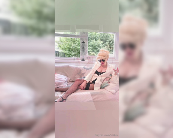 Kaz B aka kazbxx Femdom - 06-29-2024 OnlyFans Video - Playing Patsy Stone in Knightsbridge sweetie darlings