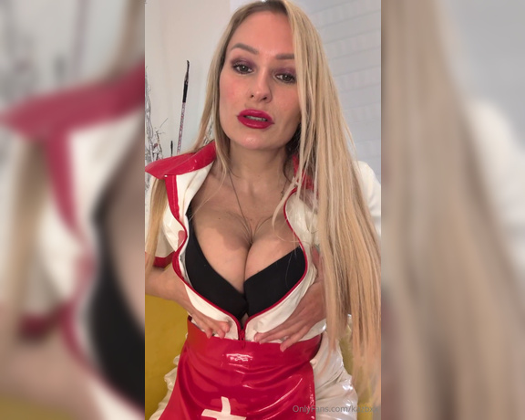 Kaz B aka kazbxx Femdom - 10-20-2024 OnlyFans Video - Kinky PVC Nurse