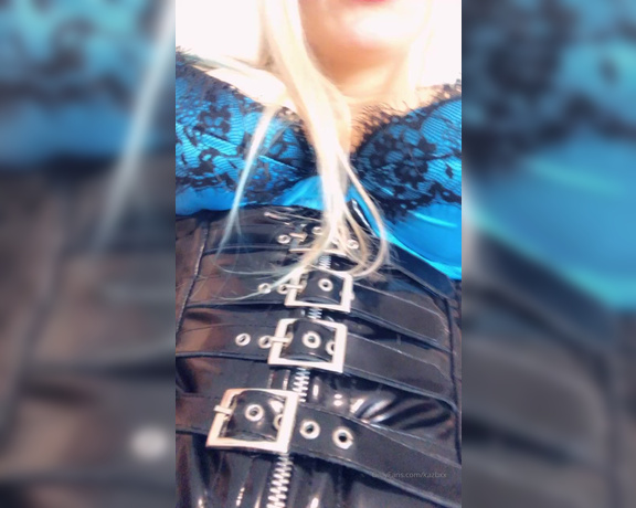 Kaz B aka kazbxx Femdom - 10-19-2019 OnlyFans Video - Did she just pull her panties to the side