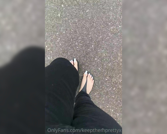 KTP aka keepthemprettyx Foot Fetish - 06-08-2022 OnlyFans Video - Walking the dog this morning  walk with me and dont take your eyes off those