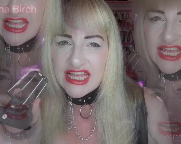 Lady Nina Birch aka ladyninabirch Findom - 06-05-2022 OnlyFans Video - I love to play with spikey toys  I will tenderise and tease your most delicate