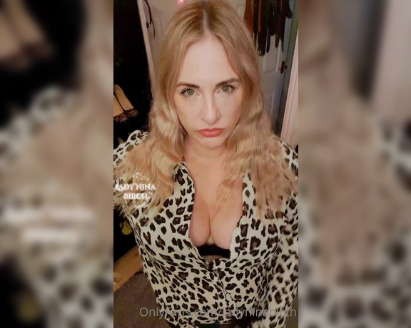 Lady Nina Birch aka ladyninabirch Findom - 10-21-2022 OnlyFans Video - When your strict wife tells you things are going to change around here