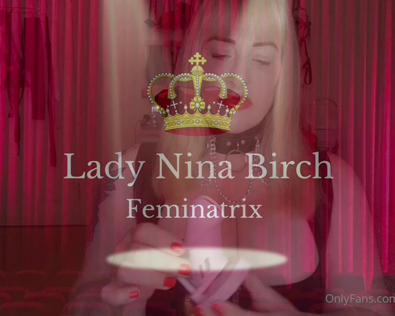 Lady Nina Birch aka ladyninabirch Findom - 11-13-2022 OnlyFans Video - Locked away Your cock belongs to me