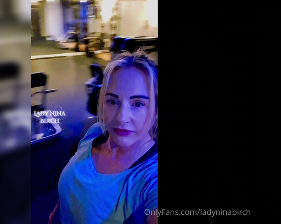 Lady Nina Birch aka ladyninabirch Findom - 01-13-2023 OnlyFans Video - At the gym ready bum and legs again today  all the better to crush you