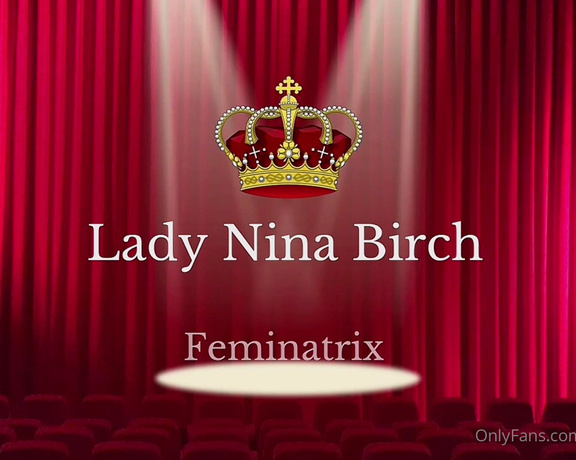 Lady Nina Birch aka ladyninabirch Findom - 01-28-2023 OnlyFans Video - An extract from my clip Brutal Humiliation SPH JOI CEI