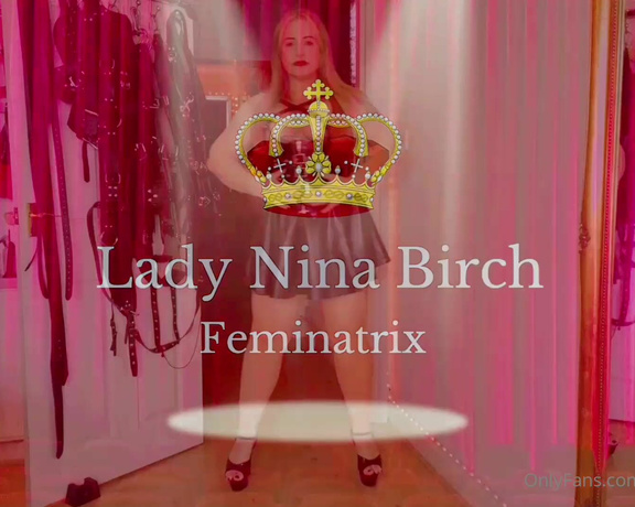 Lady Nina Birch aka ladyninabirch Findom - 02-26-2023 OnlyFans Video - Happy Sunday Heres a little teaser from my clip Latex Mistress Cck Tease