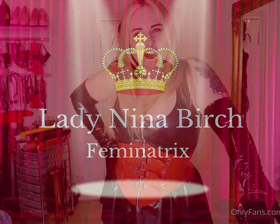 Lady Nina Birch aka ladyninabirch Findom - 03-12-2023 OnlyFans Video - Extract from soon to be released Suck Real Dick For Lady Nina one of my favourite