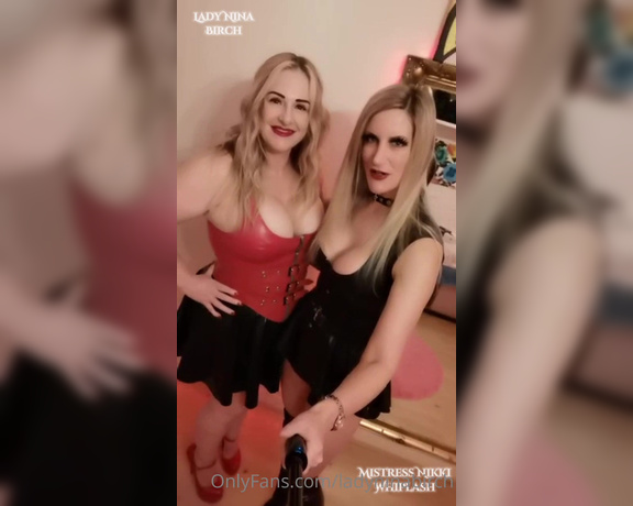 Lady Nina Birch aka ladyninabirch Findom - 03-28-2023 OnlyFans Video - Had a fabulous time playing with sissies with my stunning friend the famous Mistress nikkiwhiplash