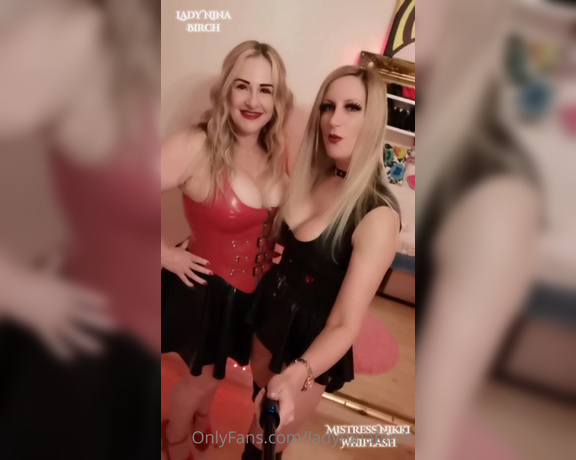 Lady Nina Birch aka ladyninabirch Findom - 03-28-2023 OnlyFans Video - Had a fabulous time playing with sissies with my stunning friend the famous Mistress nikkiwhiplash