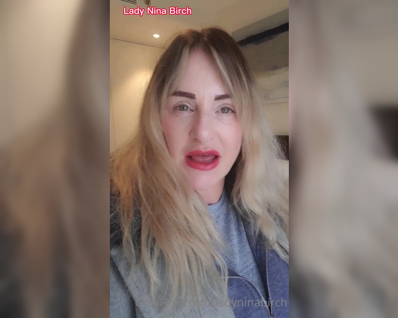 Lady Nina Birch aka ladyninabirch Findom - 05-20-2022 OnlyFans Video - I love to play in hotel rooms  this time I had a whole suite to