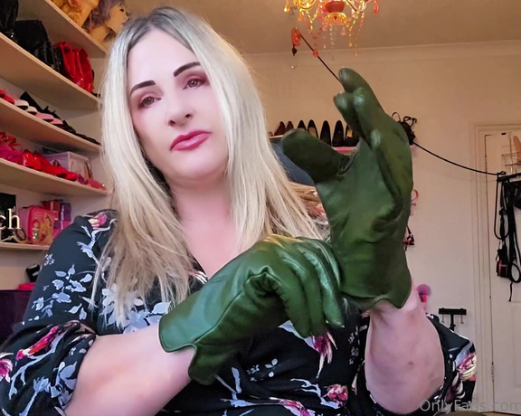 Lady Nina Birch aka ladyninabirch Findom - 01-01-2024 OnlyFans Video - Happy New Year  Thank you for being a fan Leather Gloves amp Red Nails