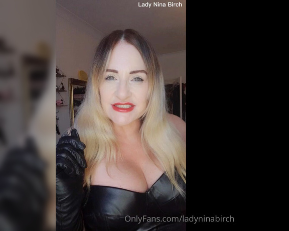 Lady Nina Birch aka ladyninabirch Findom - 06-27-2022 OnlyFans Video - I love to turn guys into sexy sissy sluts  panties first then its downhill from