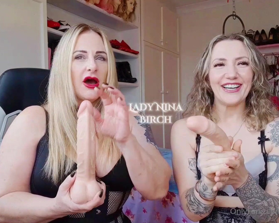 Lady Nina Birch aka ladyninabirch Findom - 05-13-2023 OnlyFans Video - Lovely time with my gorgeous friend fetishnikki _ OF livestream then this fun JOI CEI clip