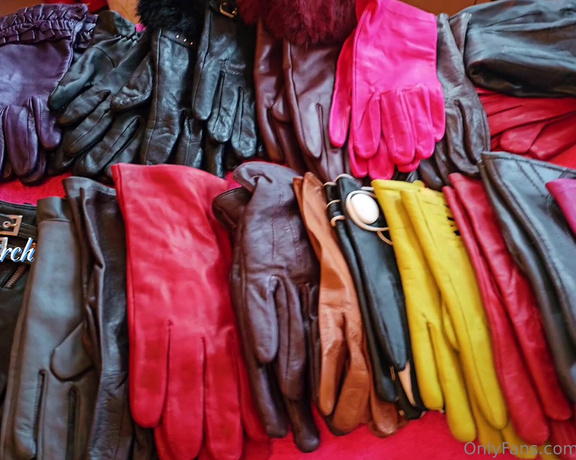 Lady Nina Birch aka ladyninabirch Findom - 01-12-2024 OnlyFans Video - So many beautiful leather gloves in my collection  I feel like wearing a few pairs