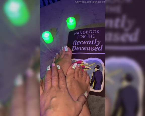 LatinaSolez aka latinasolez Foot Fetish - 10-14-2024 OnlyFans Video - New Pedi