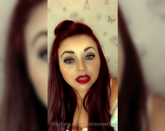 Mistress Eclipse aka mistresseeclips Femdom - 02-05-2021 OnlyFans Video - A quick scolding