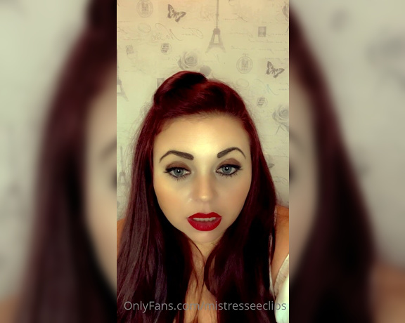 Mistress Eclipse aka mistresseeclips Femdom - 02-05-2021 OnlyFans Video - A quick scolding