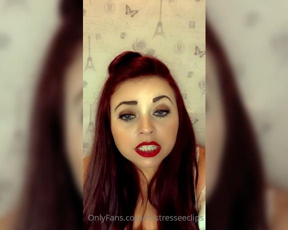 Mistress Eclipse aka mistresseeclips Femdom - 02-05-2021 OnlyFans Video - A quick scolding