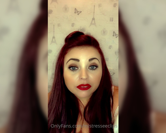 Mistress Eclipse aka mistresseeclips Femdom - 02-05-2021 OnlyFans Video - A quick scolding