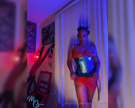 MadamCarmen aka madamcarmen2 Femdom - 04-29-2024 OnlyFans Video - When I approach, you kneel Do you like my outfit