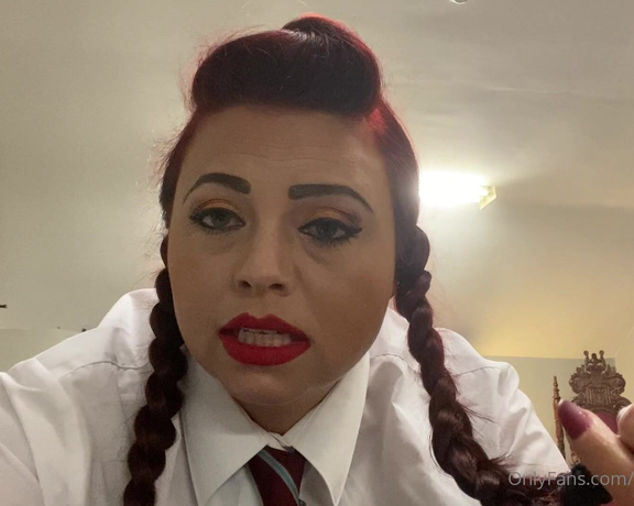 Mistress Eclipse aka mistresseeclips Femdom - 05-12-2021 OnlyFans Video - Youve got to love the school bully ordering you to touch yourself